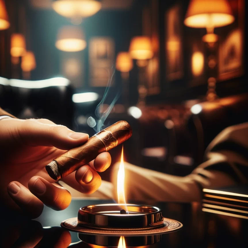 Cigar Toasting at Holy Smoke Cigar & Cafe